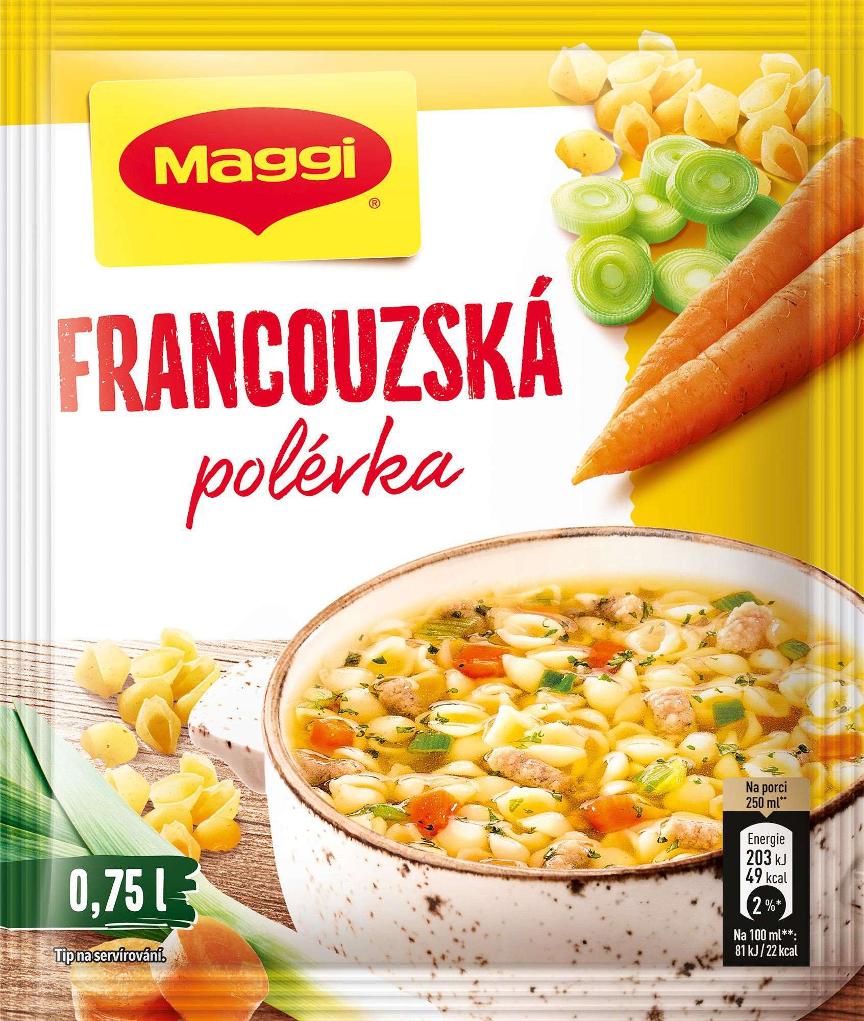 Trvanlivé potraviny - Maggi Francouzská polévka 42 g