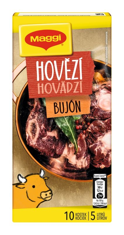 Trvanlivé potraviny - Maggi Hovězí bujón v kostce 5l 20x100g