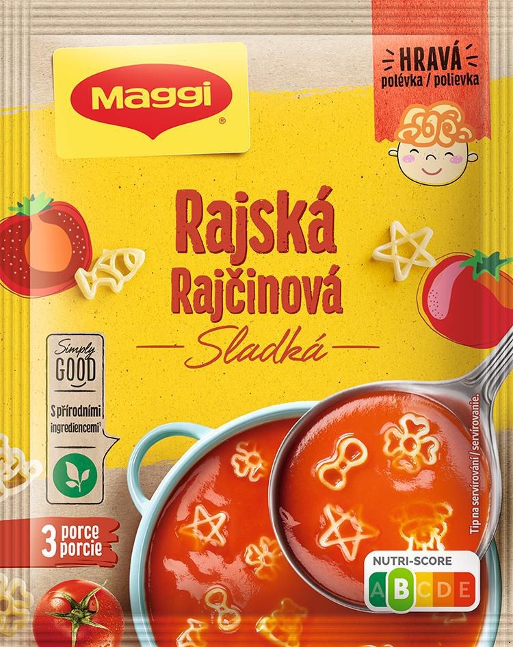 Trvanlivé potraviny - Maggi Rajská polévka sladká s těstovinami 83 g