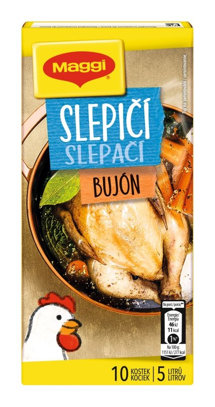 Trvanlivé potraviny - Maggi Slepičí bujón v kostce 5l 100g