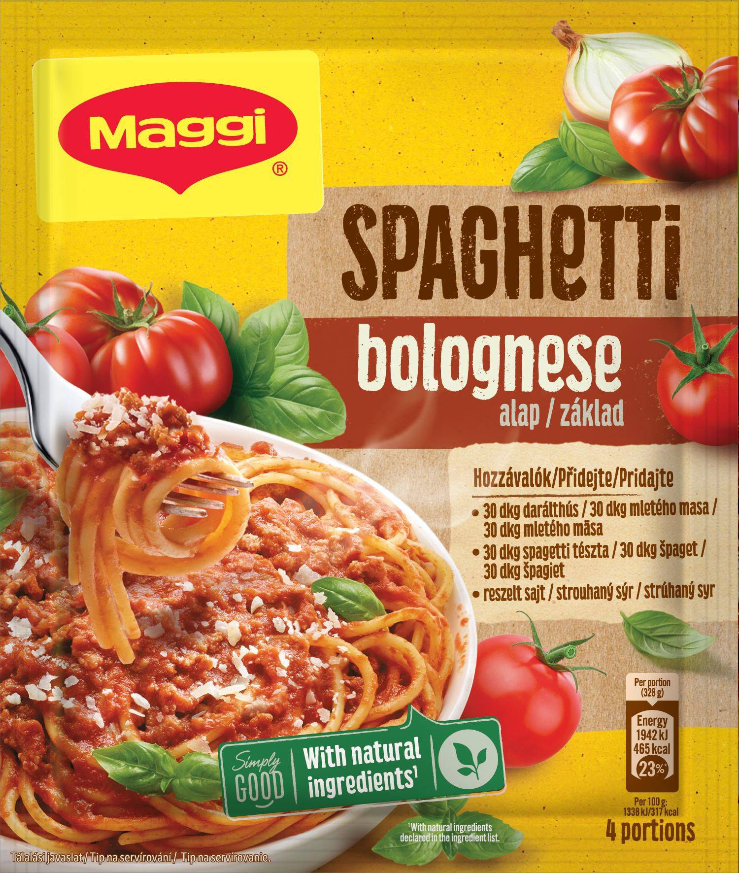 Trvanlivé potraviny - Maggi základ na špagety bolognese 42g