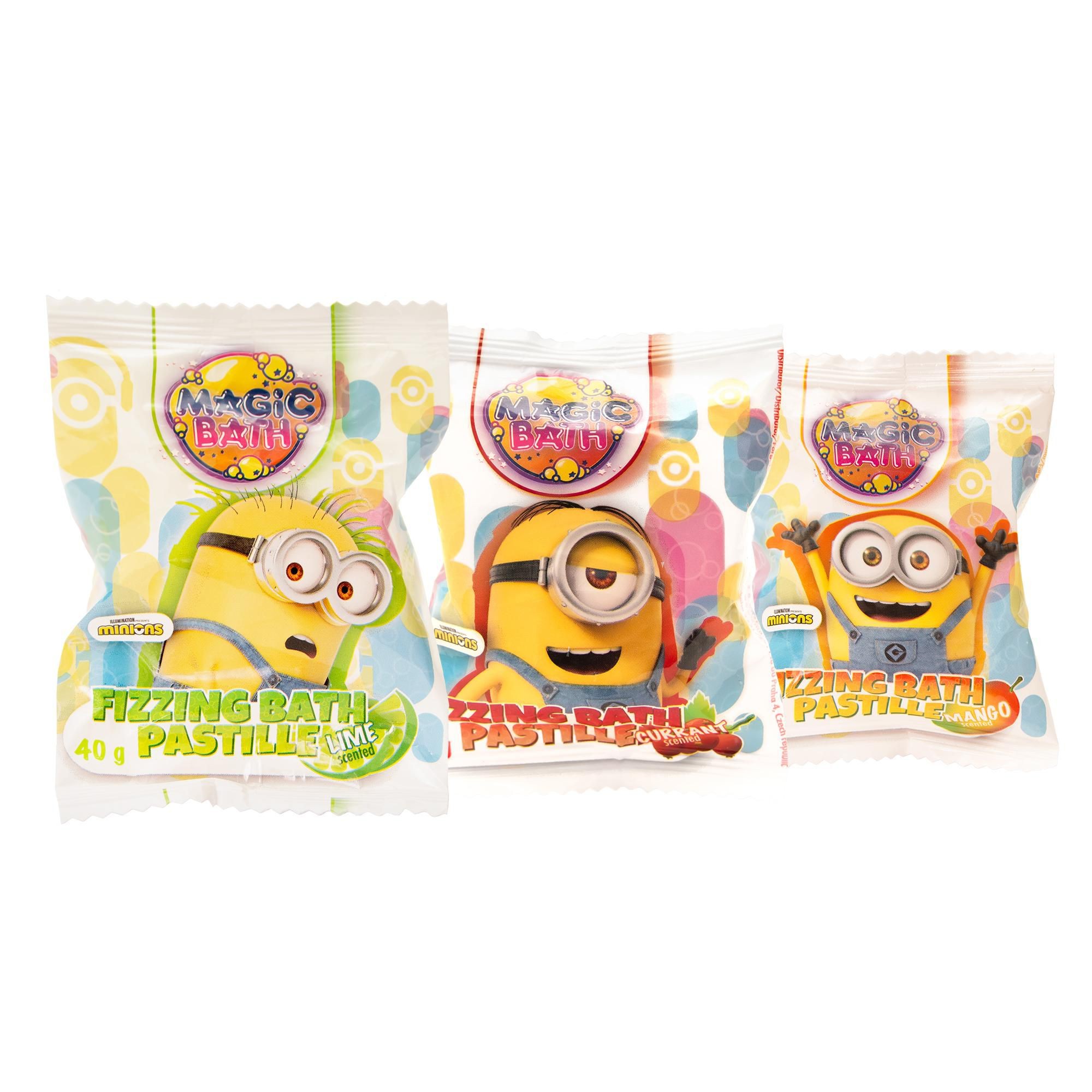Drogerie a kosmetika - Magic Minions Šumivé tablety do vany 40 g