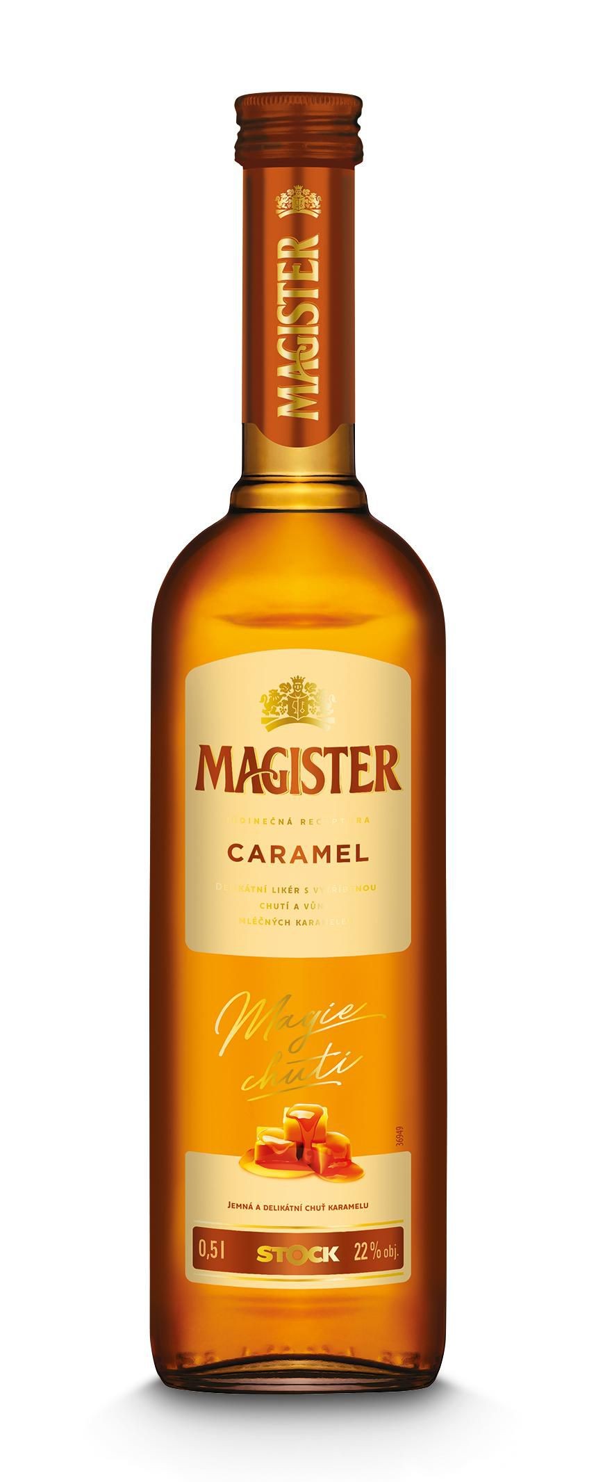 Nápoje - Magister caramel 22 % 0,5 l