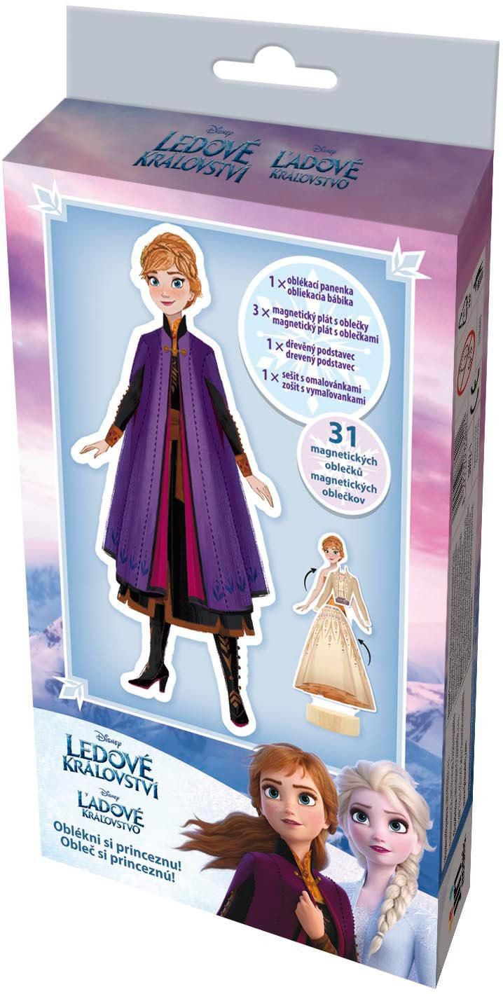 Domácnost a Zahrada - Magnetické oblékání s omalovánkou Ledové království