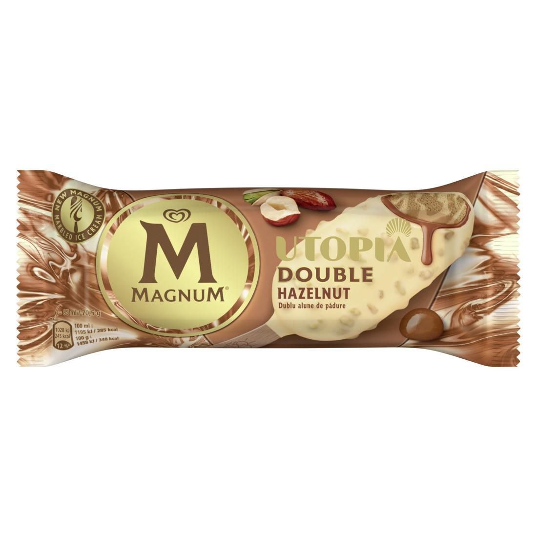 Mražené potraviny - Magnum Double Hazelnut 85ml