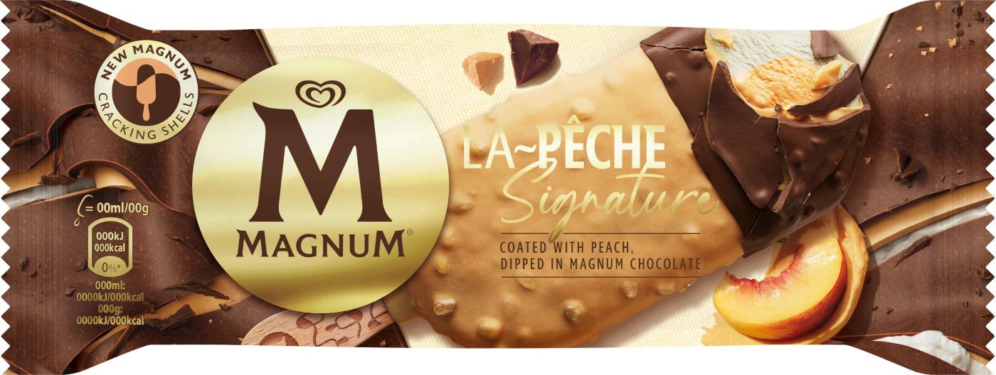 Mražené potraviny - Magnum La Peche zmrzlina 90ml
