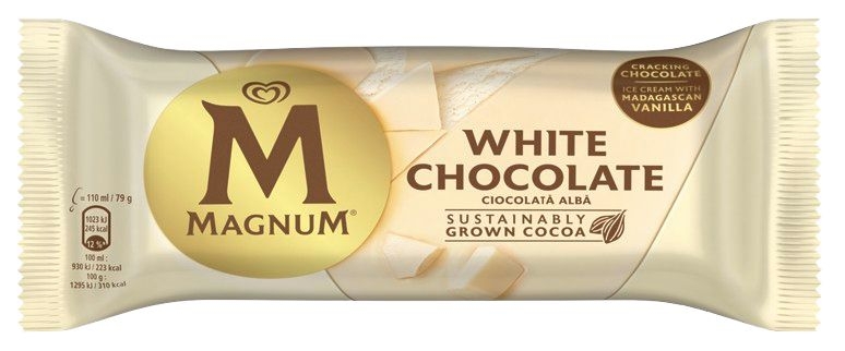 Mražené potraviny - Magnum White Chocolate 110 ml