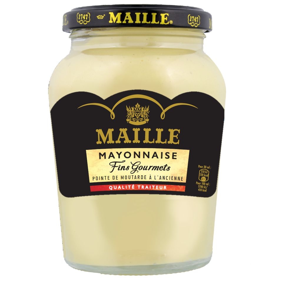 Trvanlivé potraviny - Maille Majonéza s hrubozrnnou dijonskou hořčicí 335ml