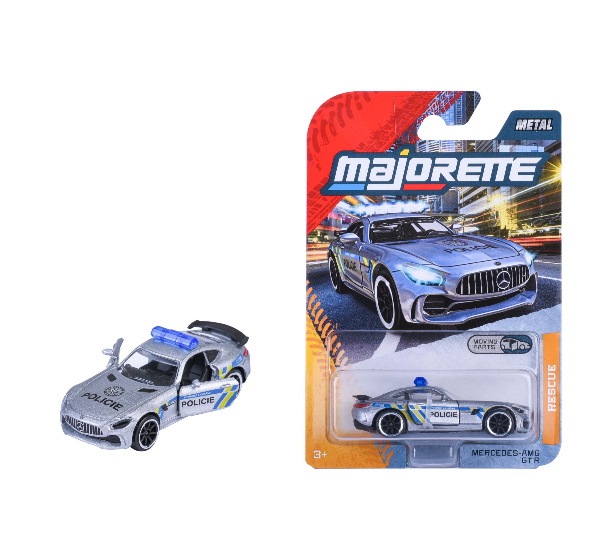 Svět dětí - Majorette Auto policejní kovové, česká verze