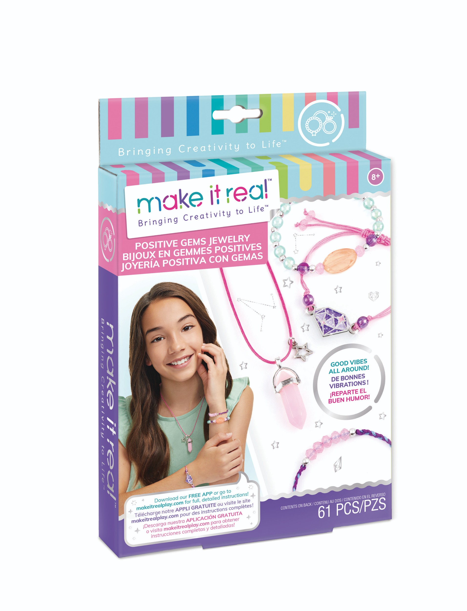Svět dětí - Make It Real Sada na výrobu náramků 109g
