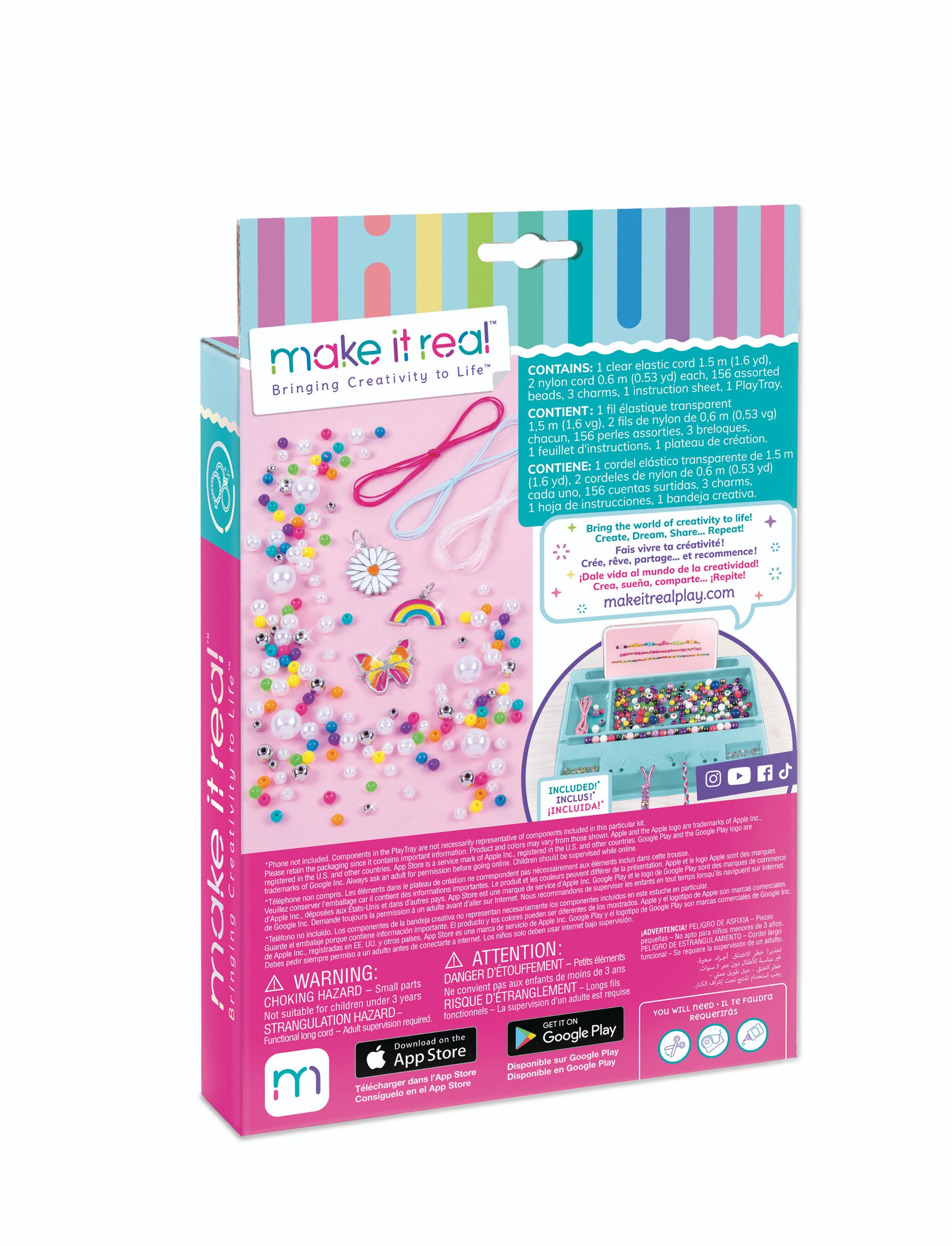 Make It Real - Sada na výrobu náramků Rainbow Treasure, 125g-2