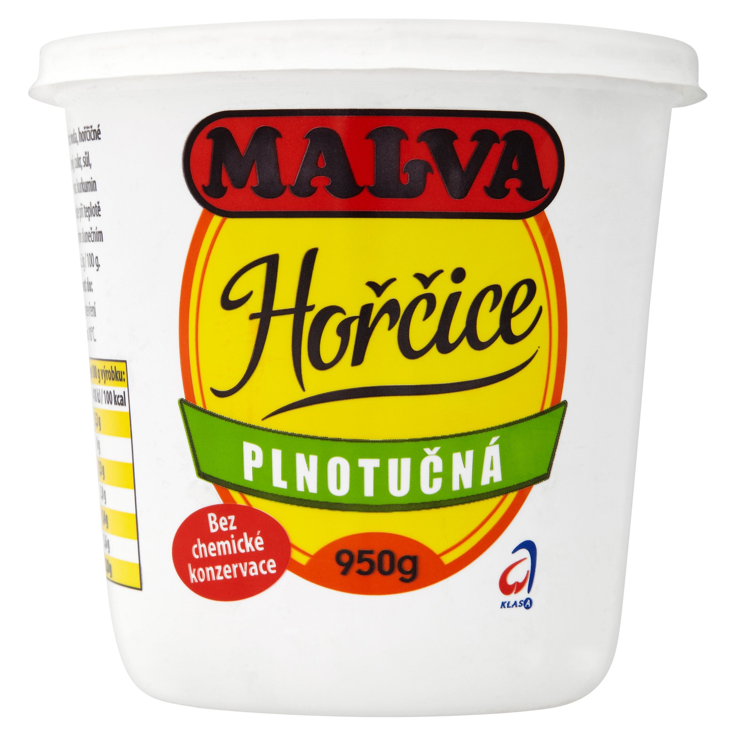 Trvanlivé potraviny - Malva Hořčice plnotučná 950g