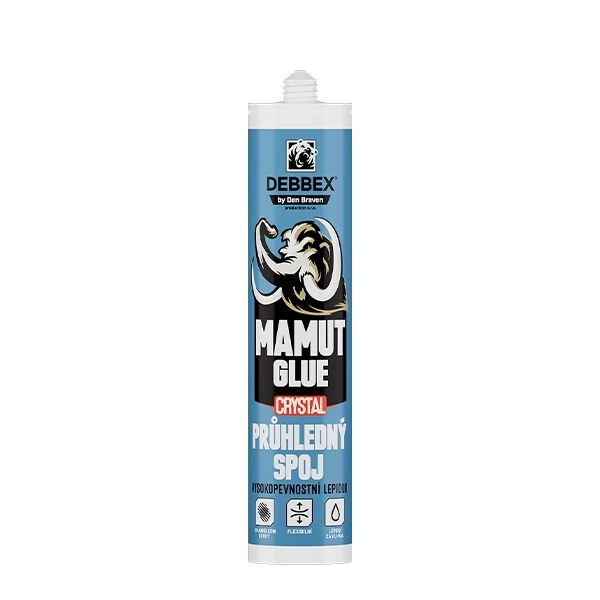 Domácnost a Zahrada - MAMUT GLUE CRYSTAL 290ml transparent