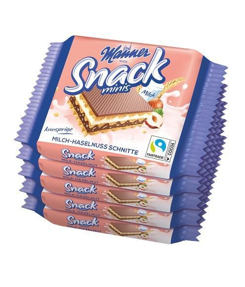 Trvanlivé potraviny - Manner Milch Haselnuss Schnitte 125g