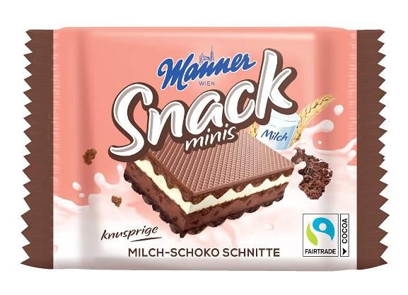 Trvanlivé potraviny - Manner Mléčné ořískové oplatky 25 g