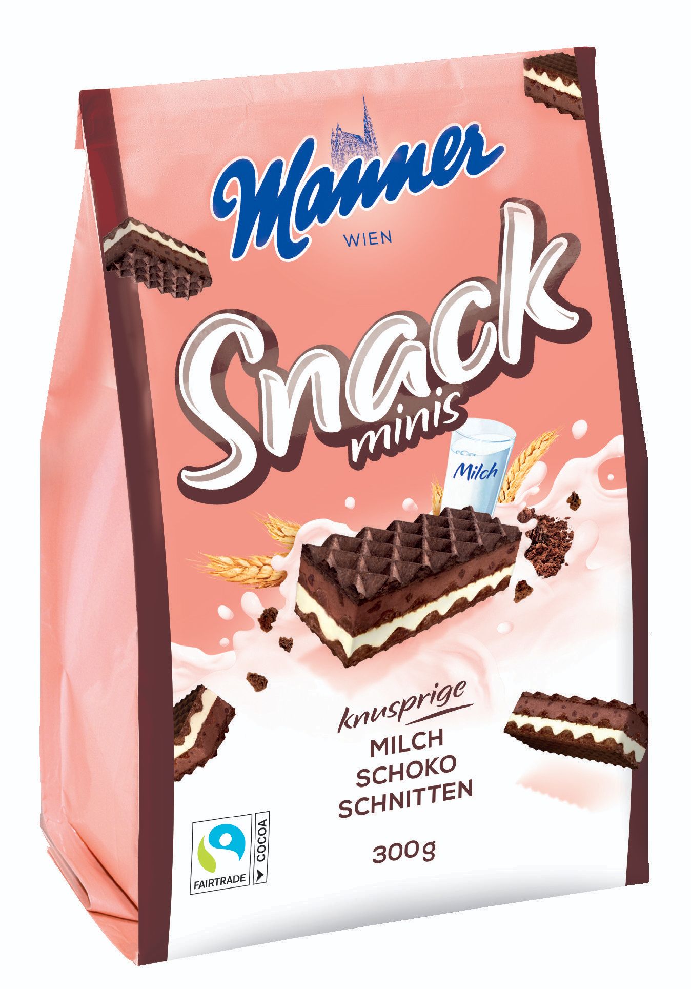 Trvanlivé potraviny - Manner Snack Minis Schoko 300g