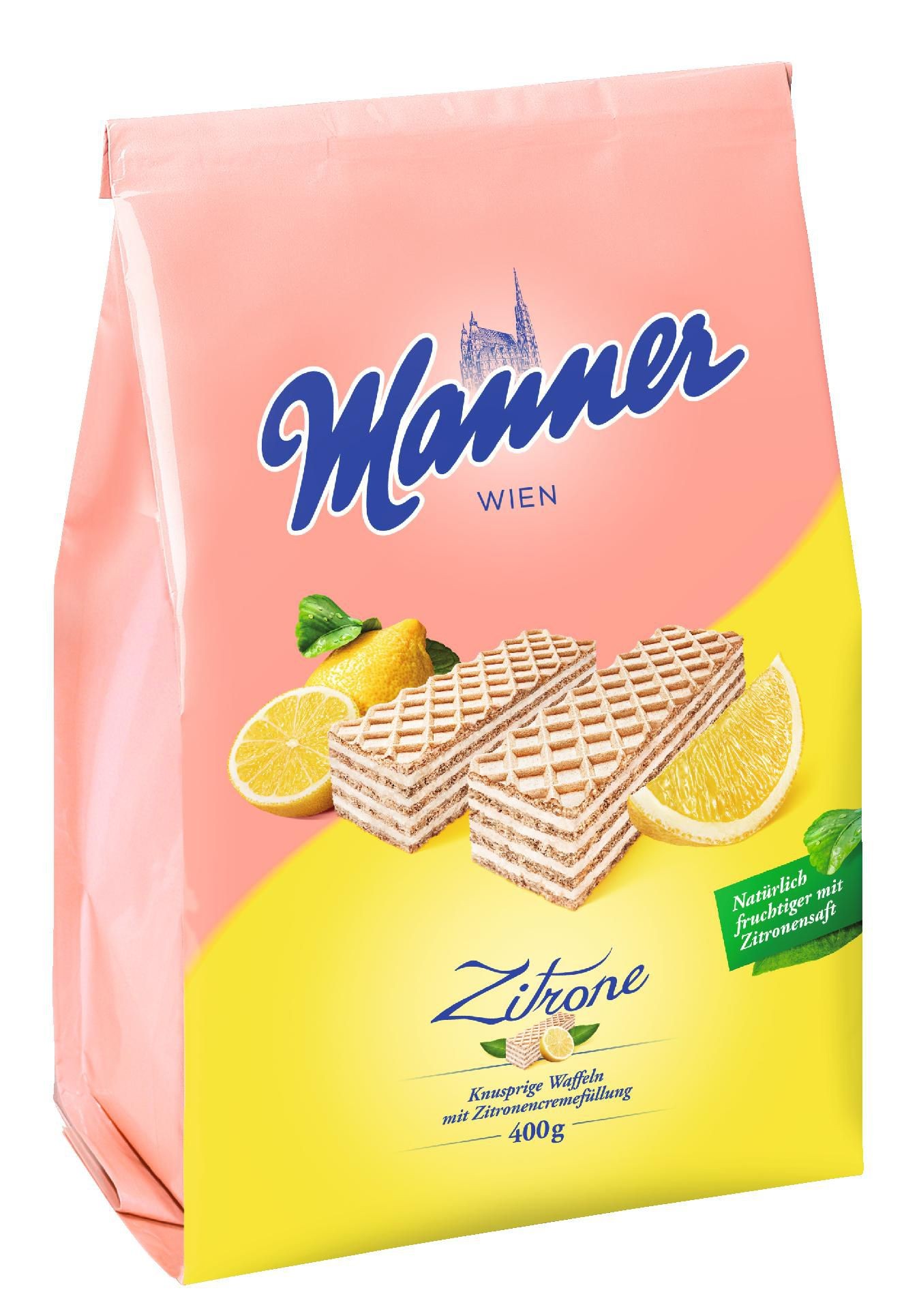 Trvanlivé potraviny - Manner Zitronen 400g