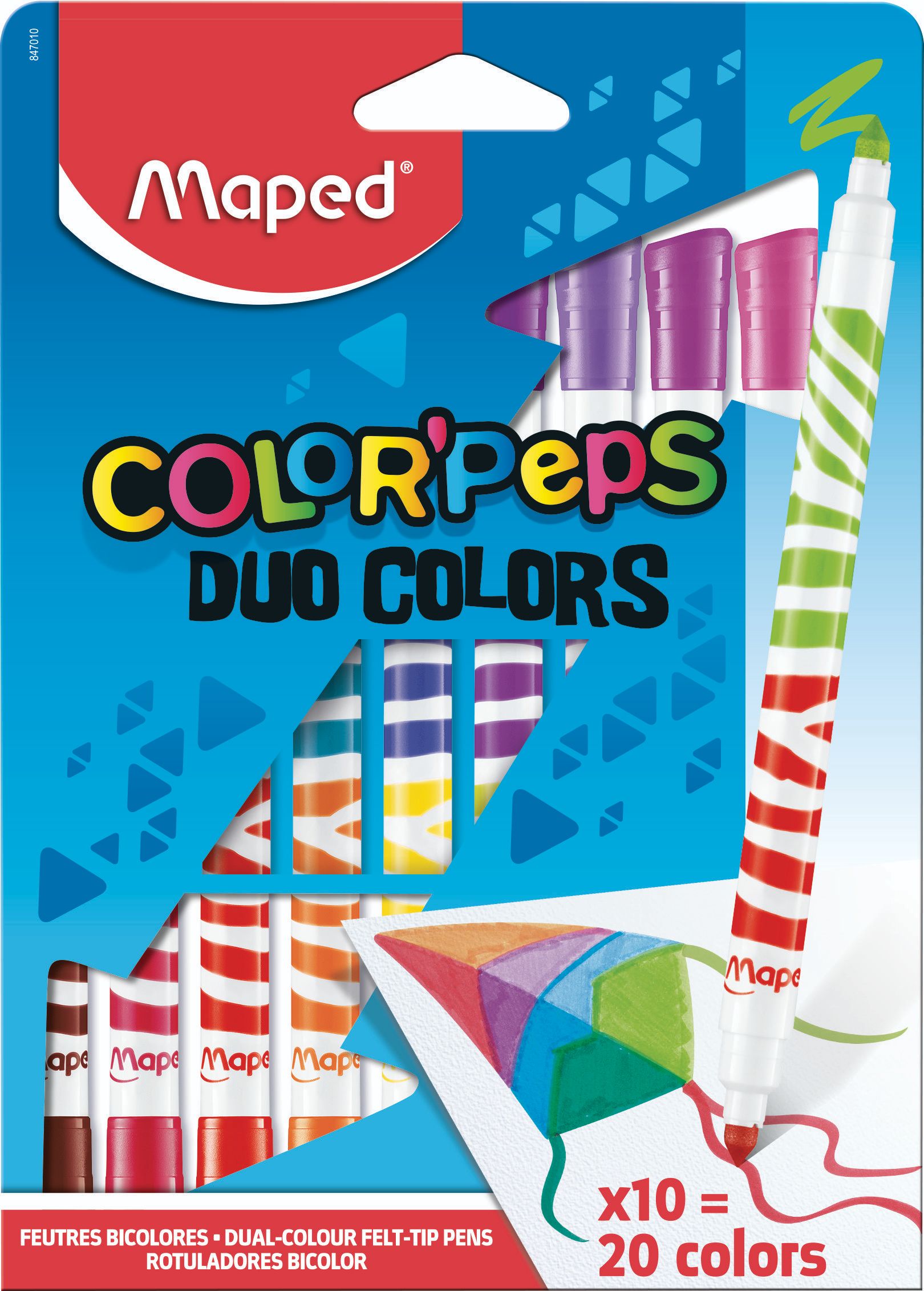 Domácnost a Zahrada - Maped Fixy Color´Peps Duo 20 barev