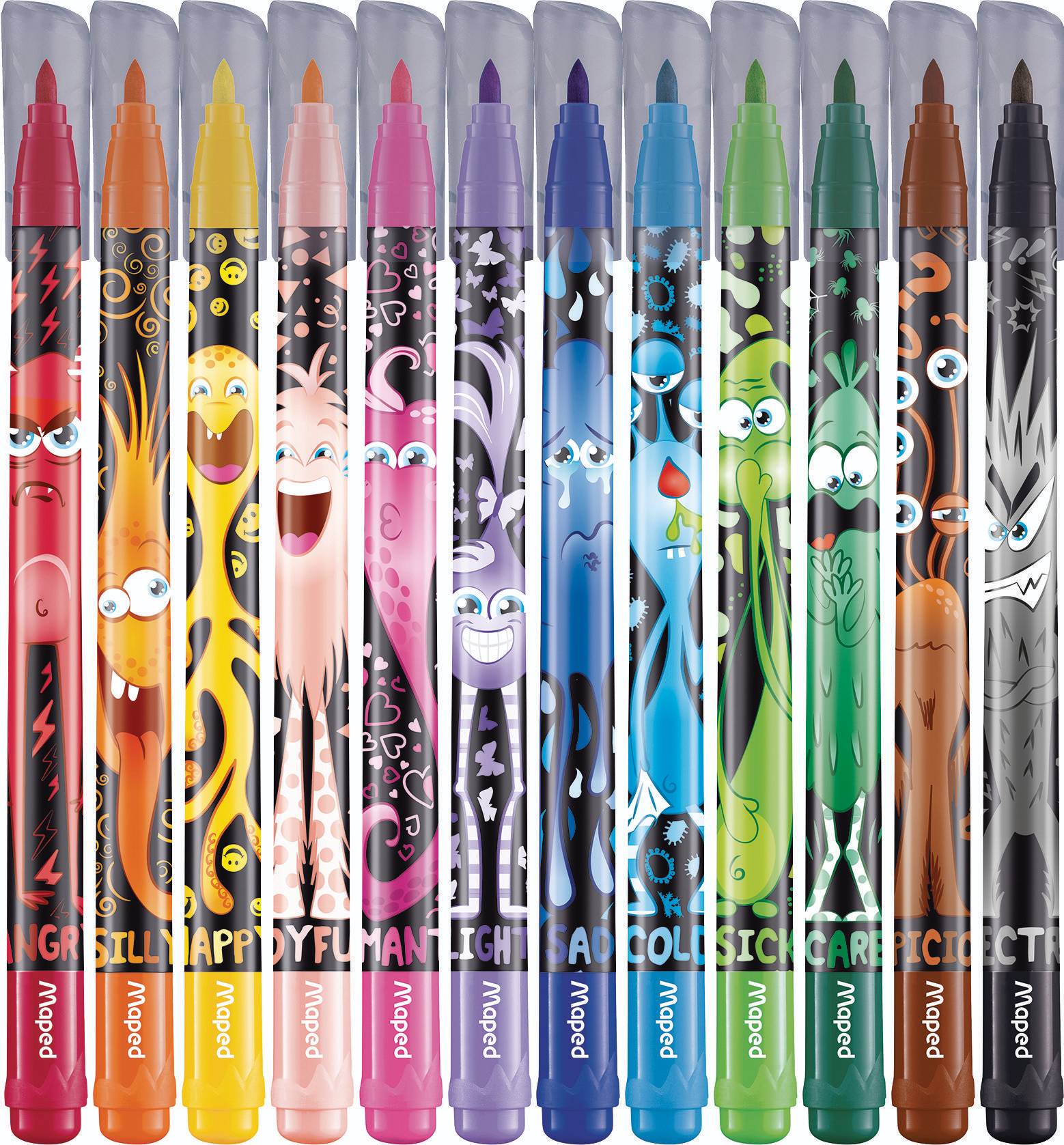 Domácnost a Zahrada - Maped Fixy Color´Peps Monster 12 ks