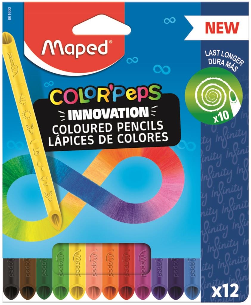 Domácnost a Zahrada - Maped Infinity Pastelky 12 ks