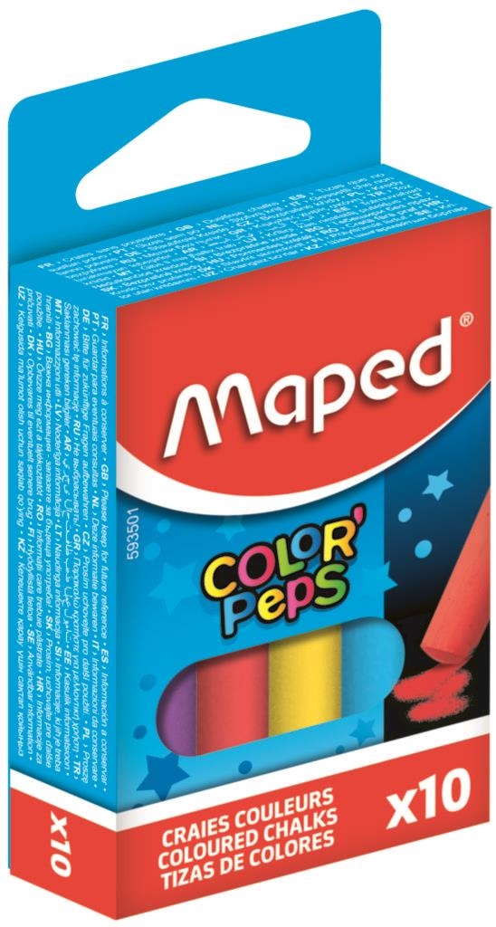 Maped Křídy barevné 10ks-0