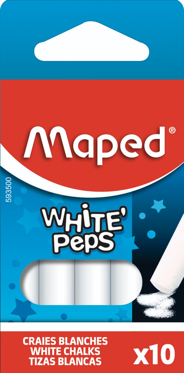 Domácnost a Zahrada - Maped Křídy bílé 10ks