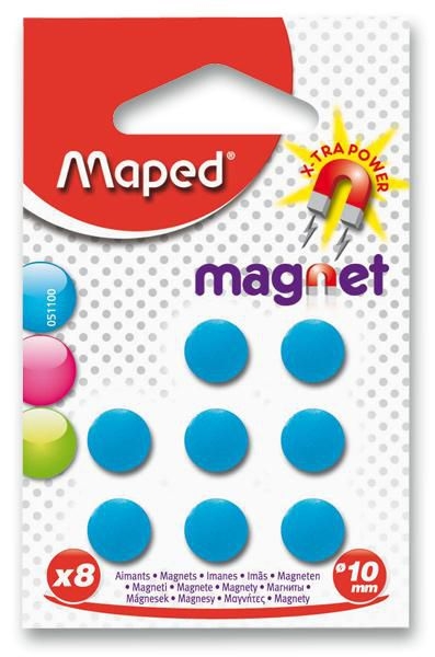 Maped Magnet kulatý 10mm mix barev, 8 ks-0