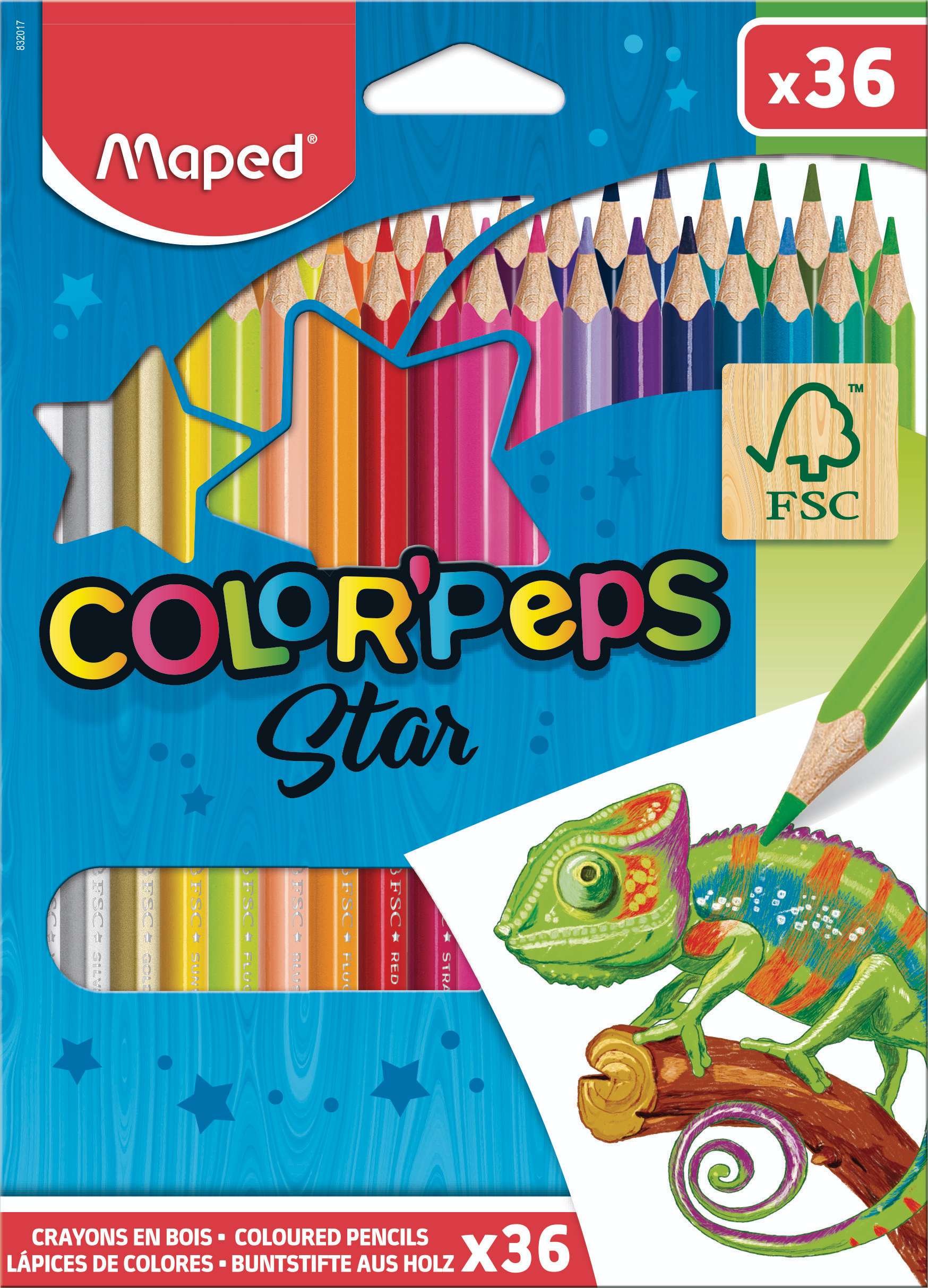 Domácnost a Zahrada - Maped Pastelky trojboké Color' Peps 36 ks