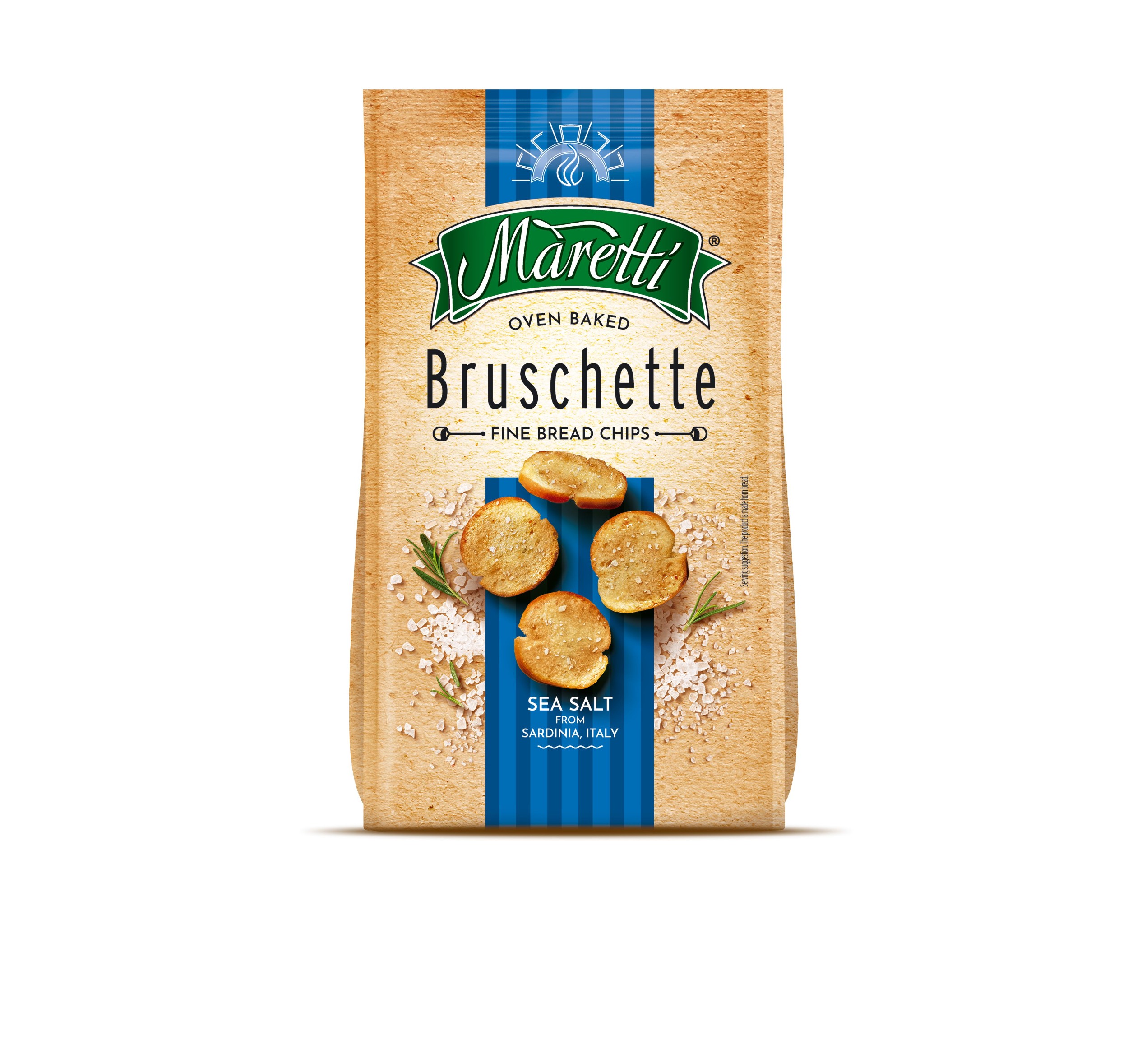 Maretti Bruschetta s příchutí Sea Salt from Sardinia 70g-0