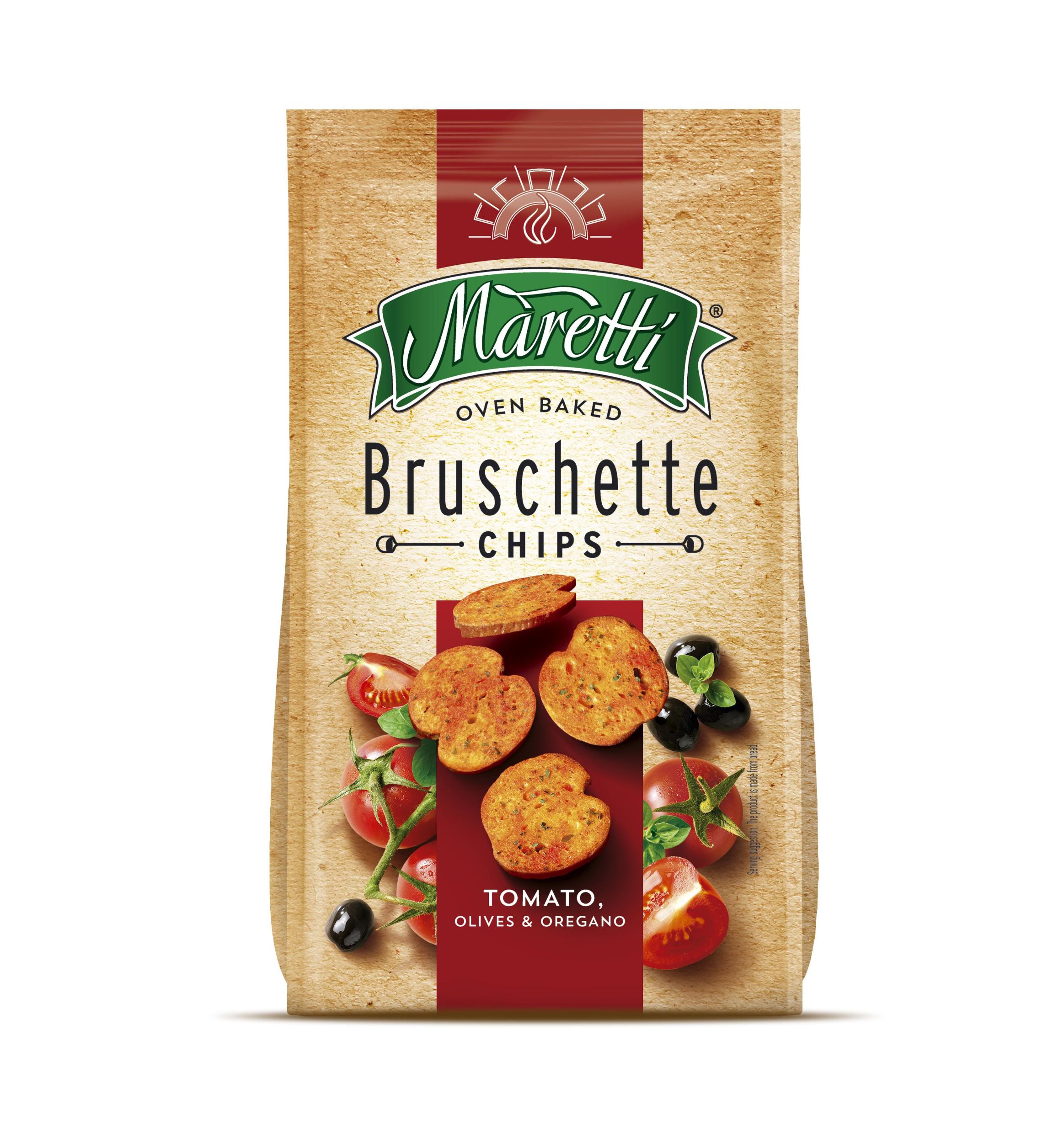 Trvanlivé potraviny - Maretti  Bruschetta s rajčaty, olivami a oregánem 70 g