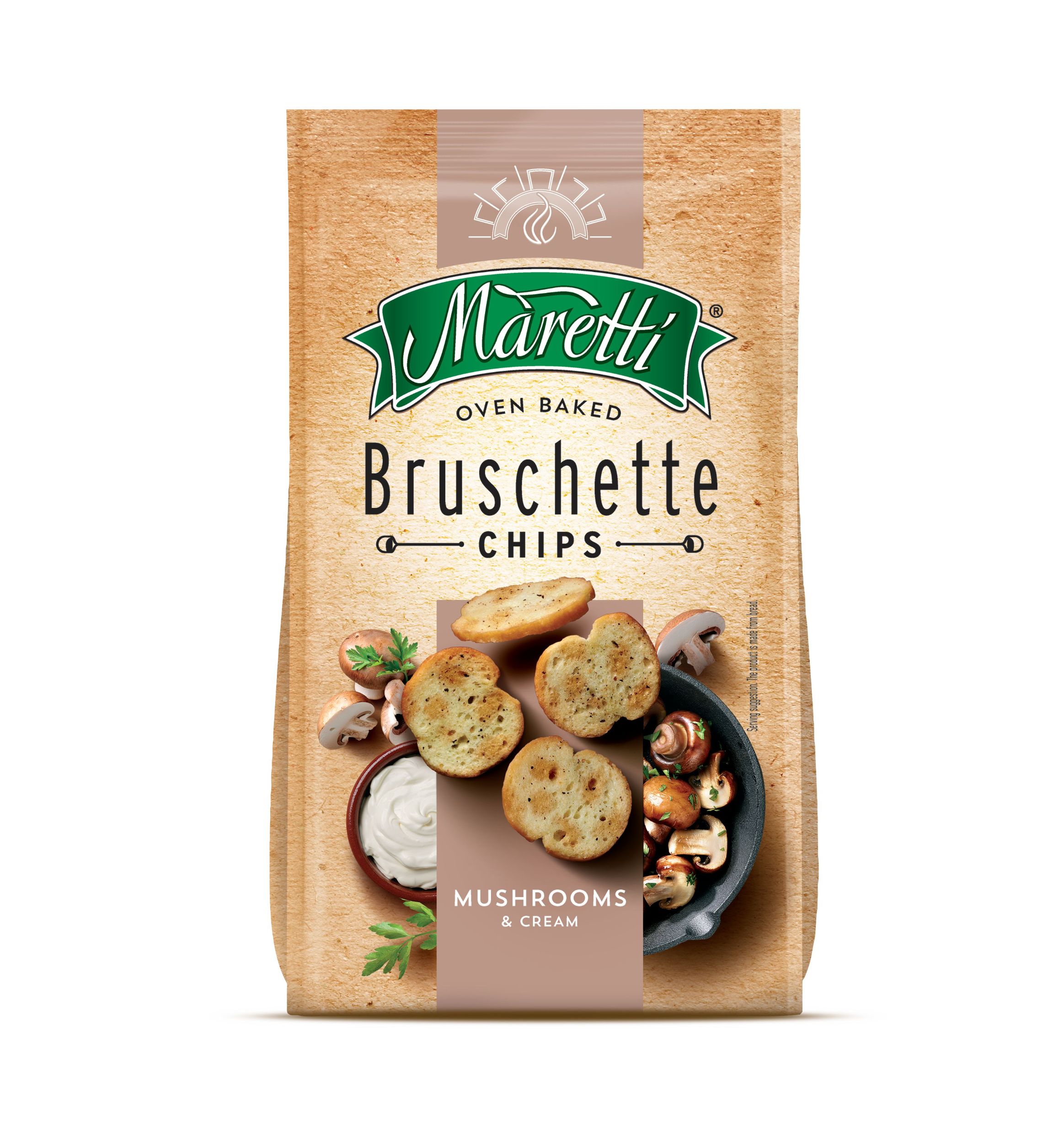 Trvanlivé potraviny - Maretti Bruschetty s příchutí hub a smetany 70 g