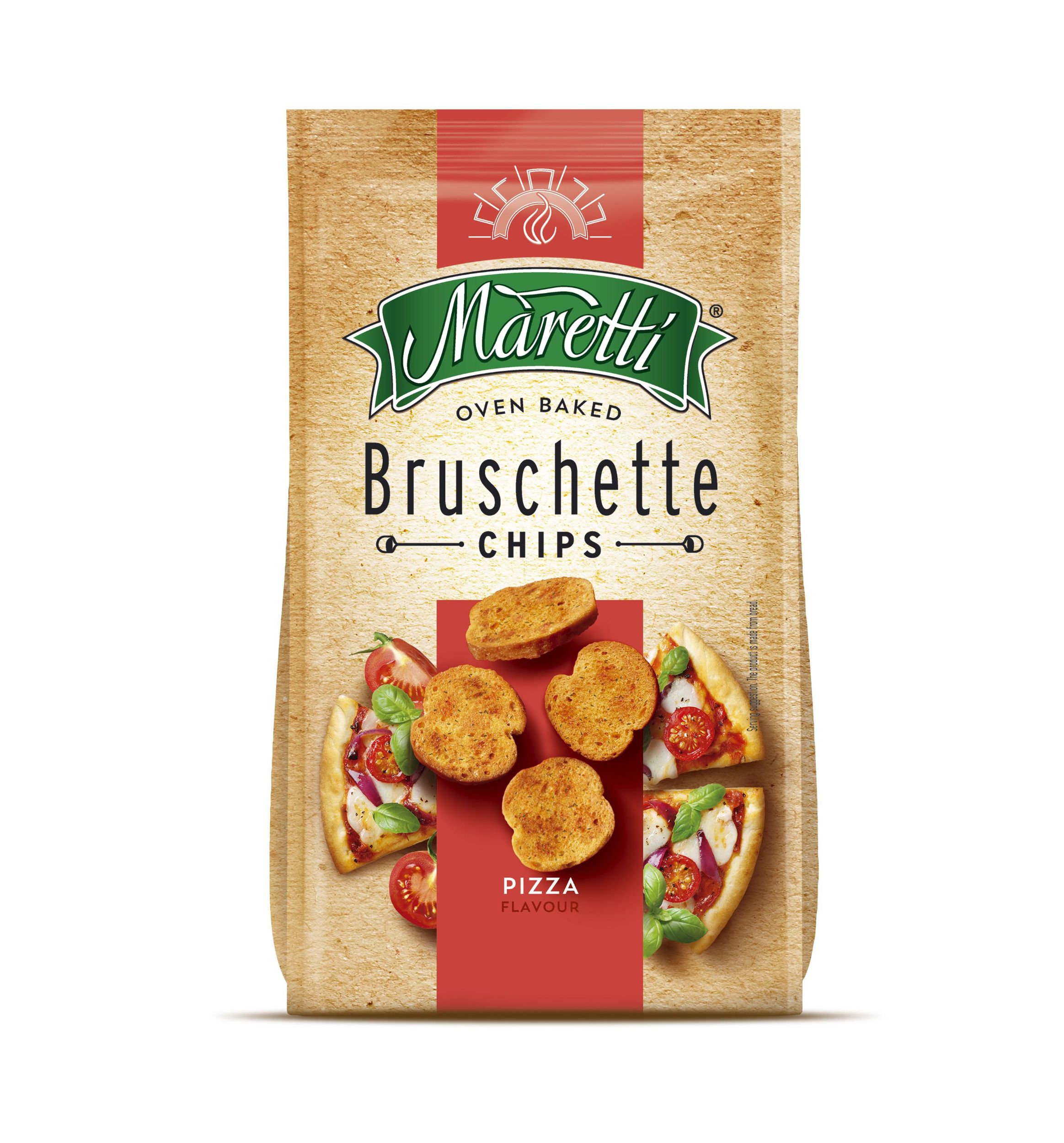 Trvanlivé potraviny - Maretti Bruschetty s příchutí pizza 70 g