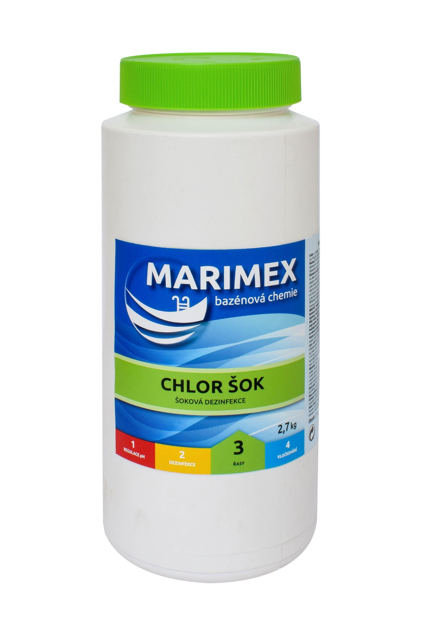 Domácnost a Zahrada - Marimex Chlor Šok 2,7kg