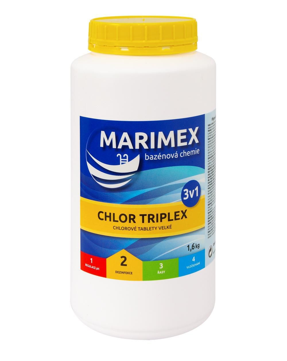 Domácnost a Zahrada - Marimex Chlor Triplex 3v1 1,6 kg