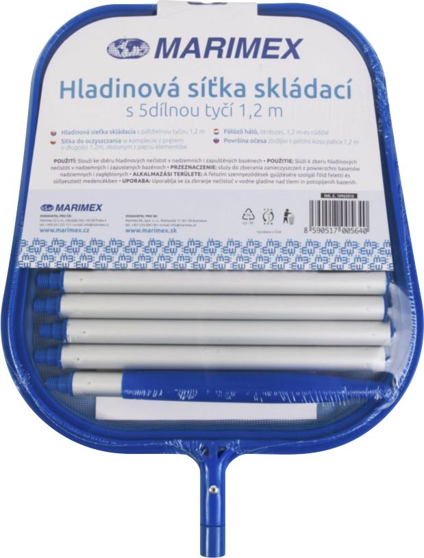 Domácnost a Zahrada - Marimex Síťka na nečistoty malá skládací 1,2m, 1 ks