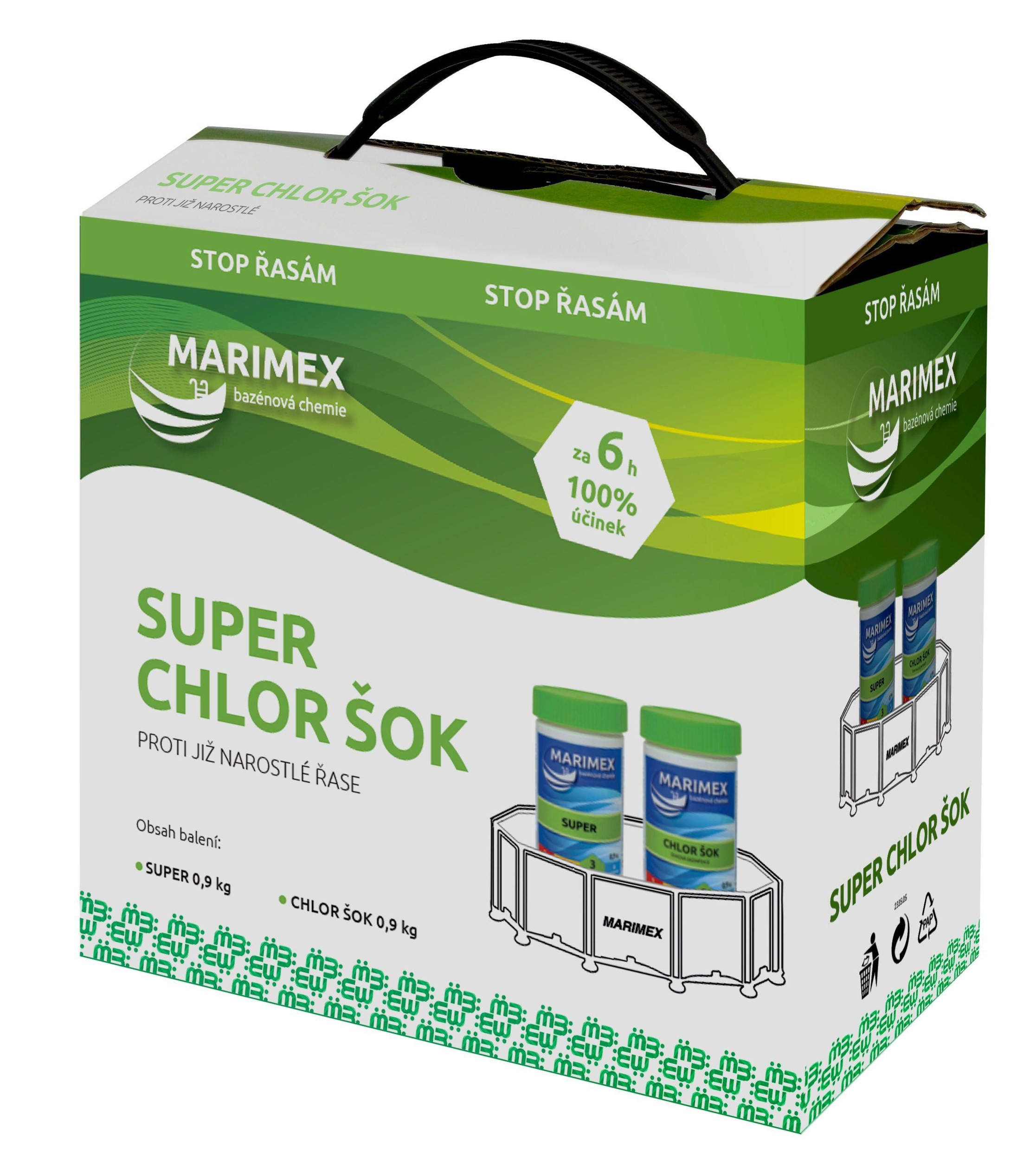 Domácnost a Zahrada - Marimex Super Chlor Šok 2x0,9 kg
