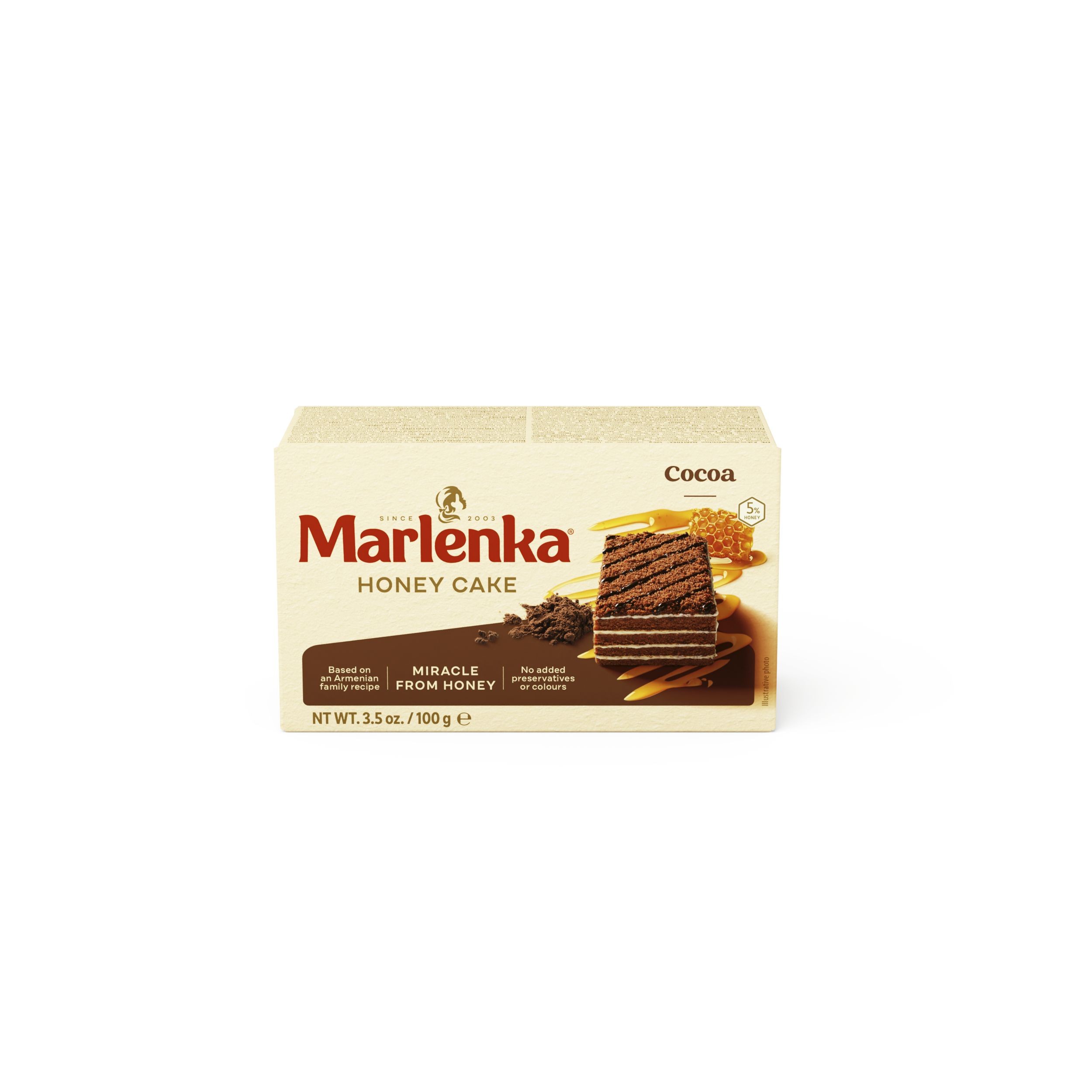 Pekárna a cukrárna - Marlenka Kakaový dortík s vlašskými ořechy 100 g