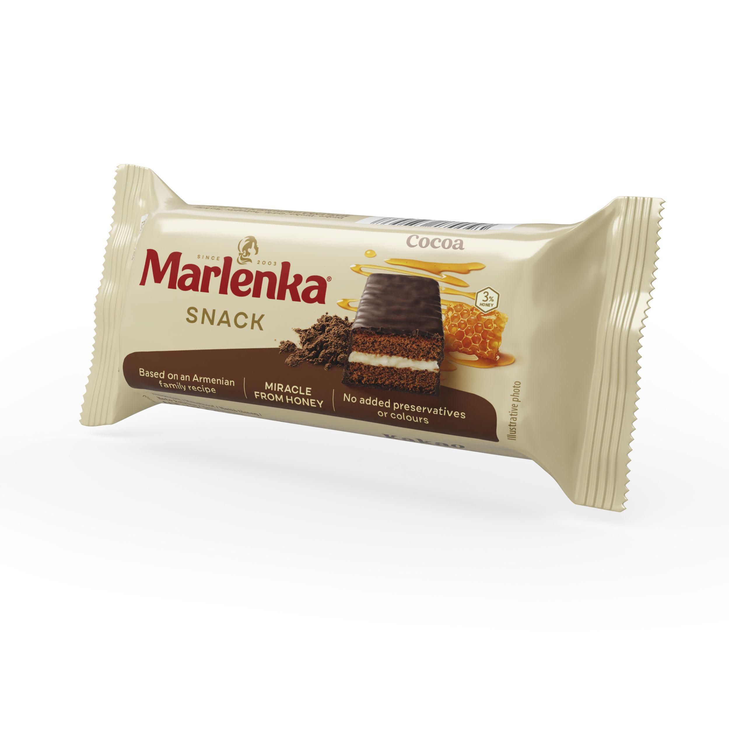 Trvanlivé potraviny - Marlenka Kakaový medový snack 50 g