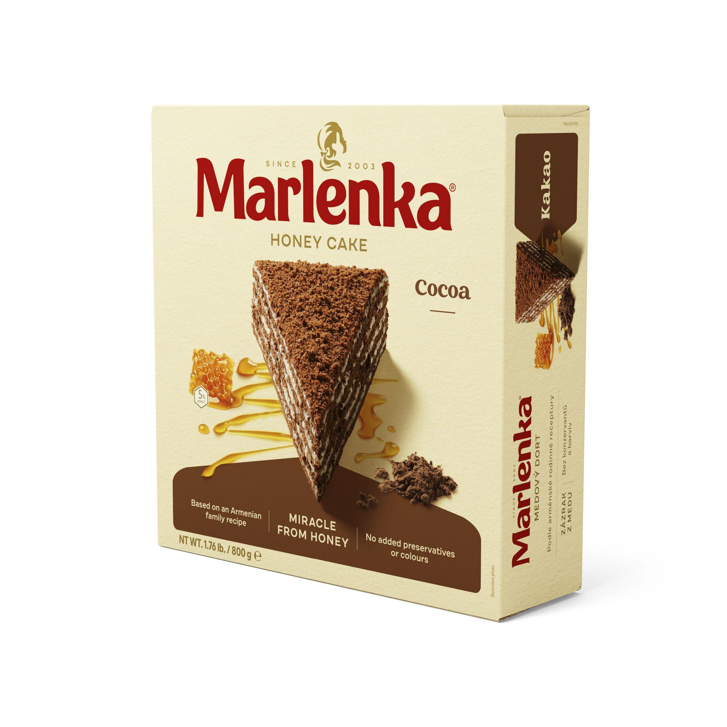 Pekárna a cukrárna - Marlenka Medový dort s kakaem 800 g