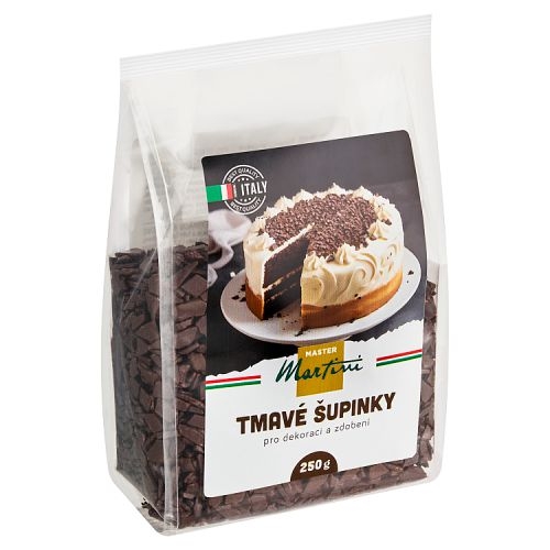 Trvanlivé potraviny - Master Martini Tmavé šupinky 250g