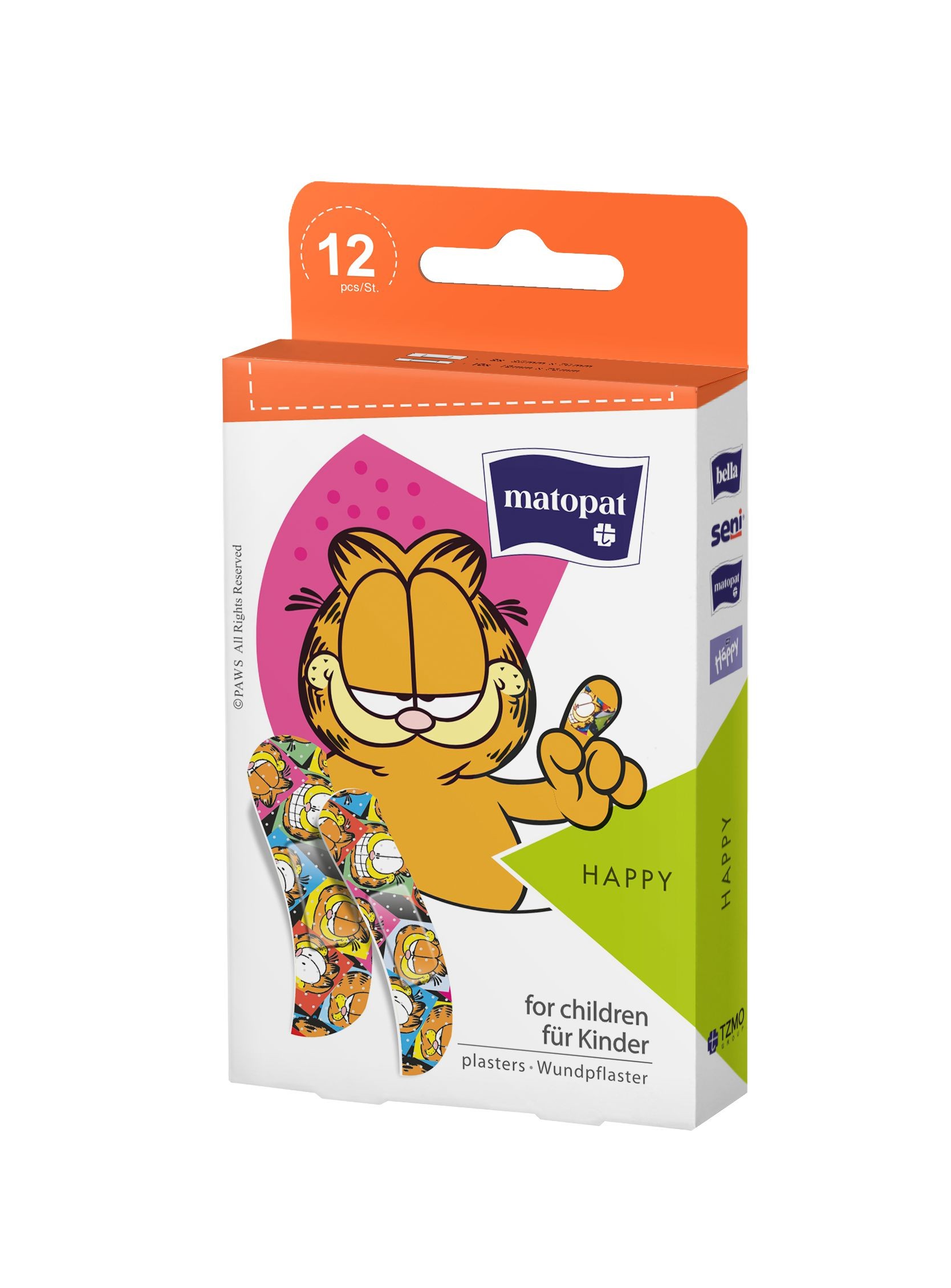 Péče o zdraví - Matopat Náplast HAPPY 12 ks
