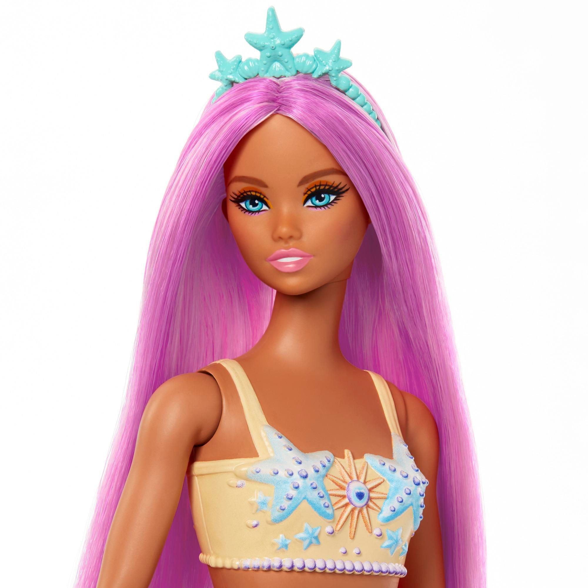 Mattel Barbie mořská panna žlutá 300g-1