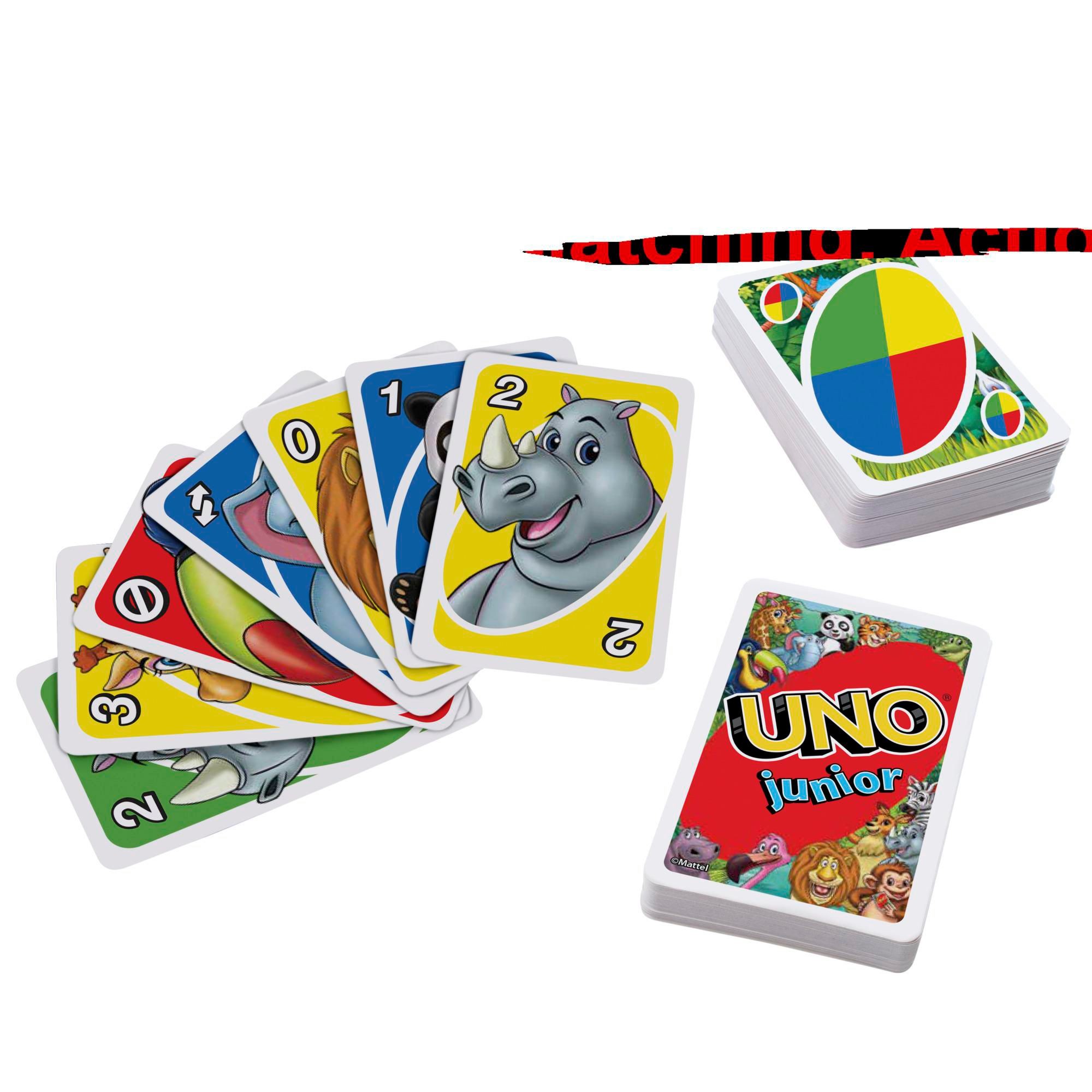 Mattel UNO Junior zvířátka 100g-3