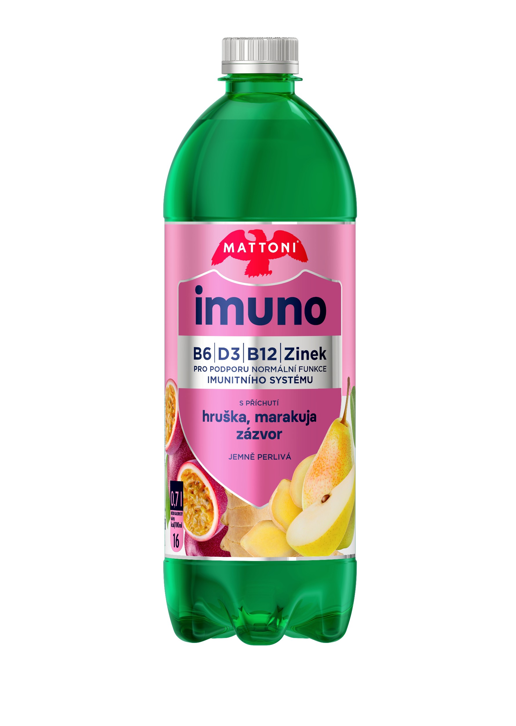 Nápoje - Mattoni Imuno hruška&marakuja&zázvor 0,7l