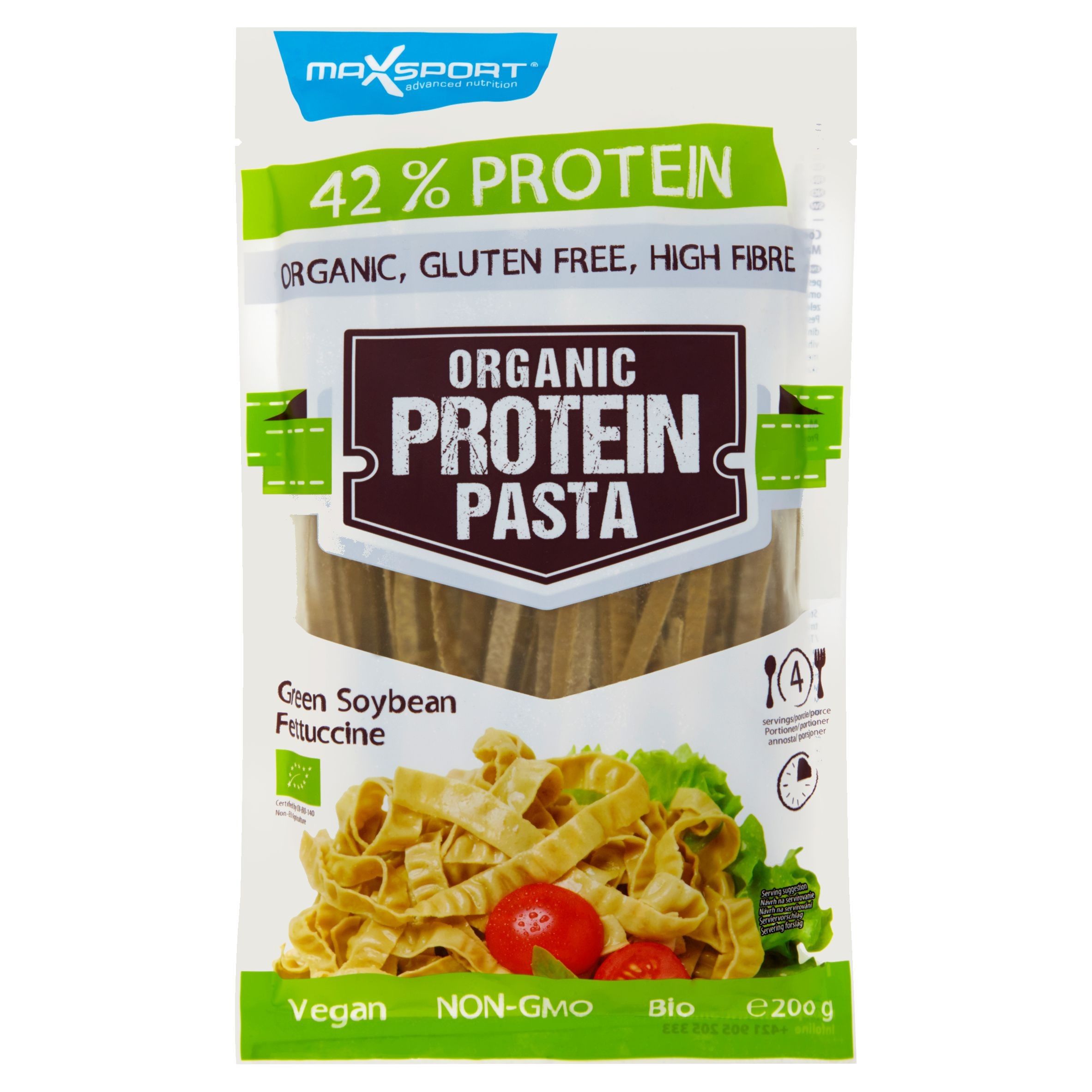 Zdravý svět - MaxSport BIO fettuccine ze zelené sóje s vysokým obsahem bílkovin 200 g