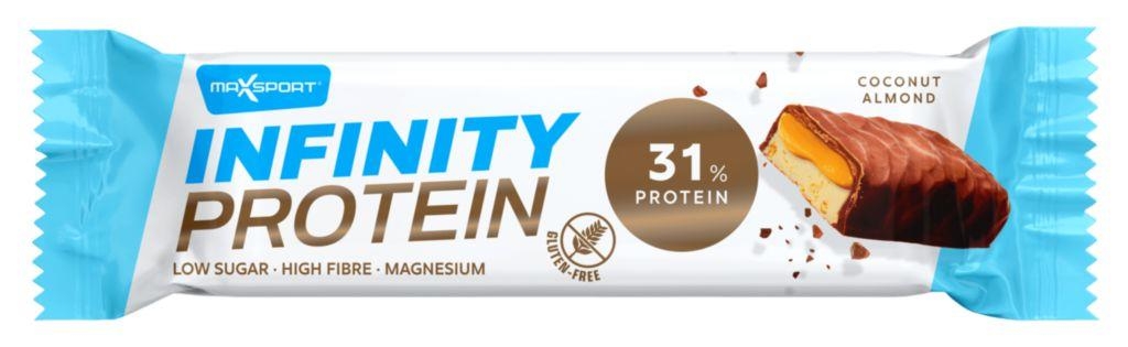 Zdravý svět - MaxSport Kokos & mandle proteinová tyčinka 55g
