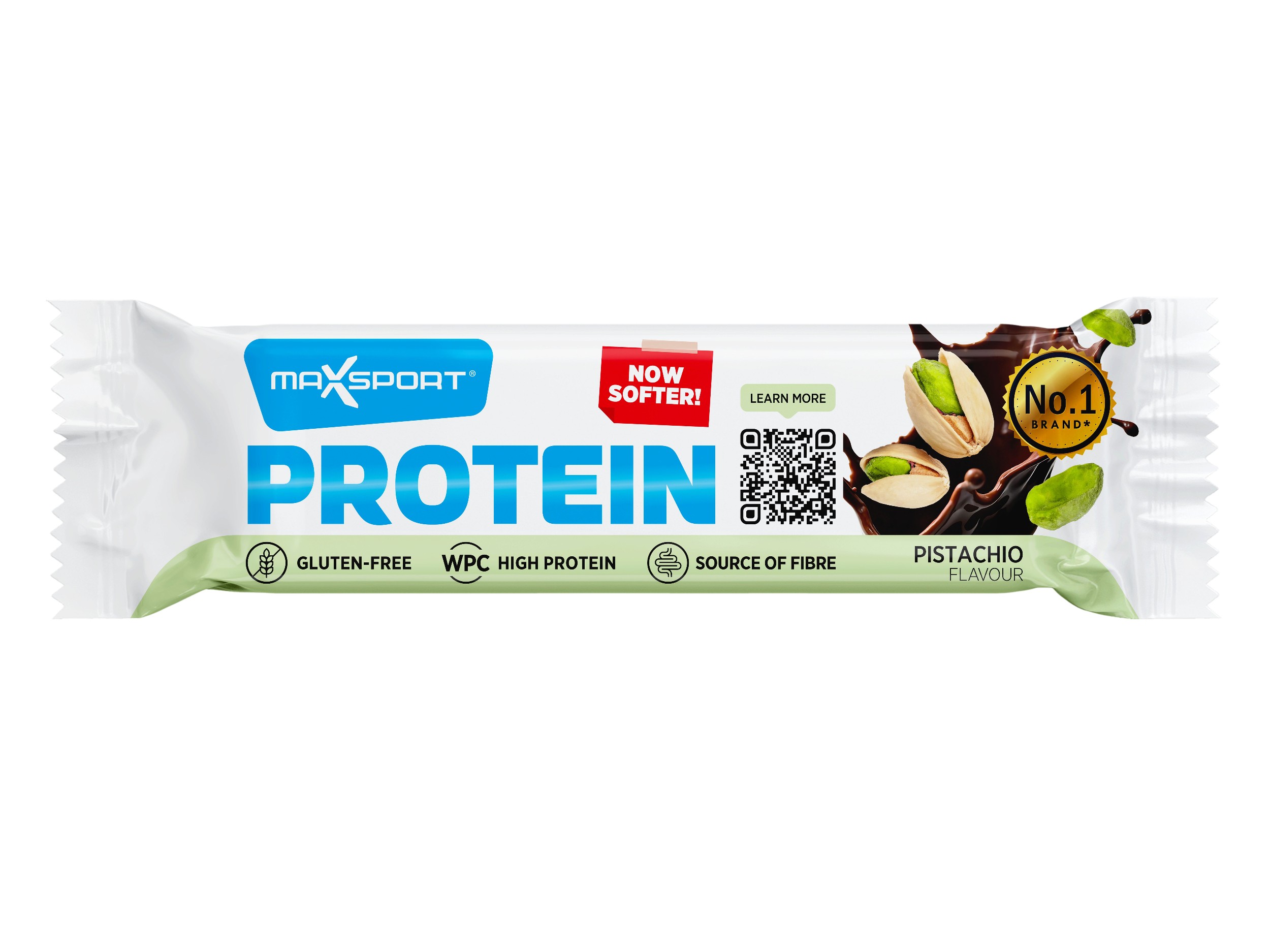 Zdravý svět - MaxSport Proteinová tyčinka s pistáciemi v kakaové polevě 50g
