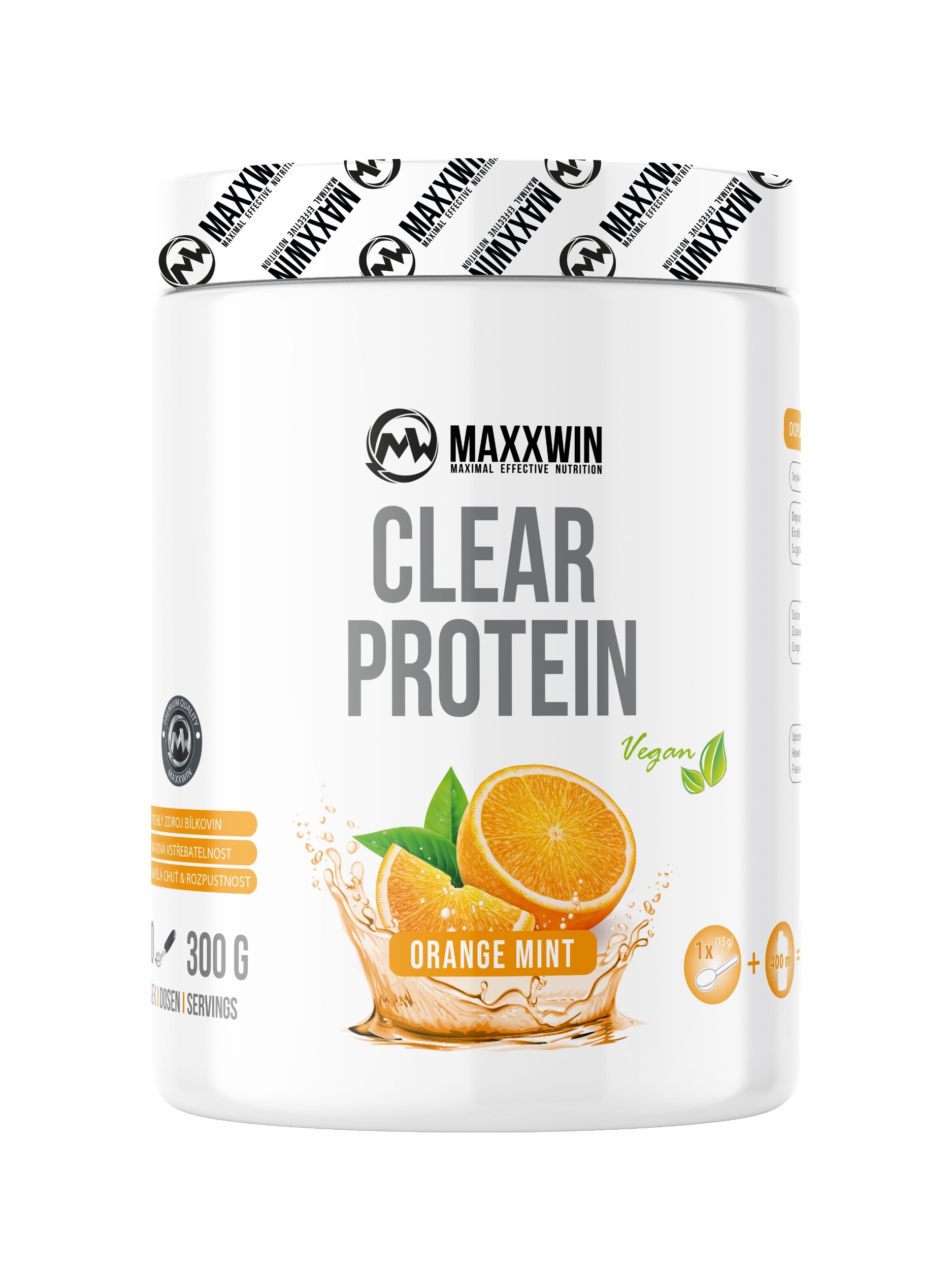 Domácnost a Zahrada - Maxxwin Clear protein orange mint 300g