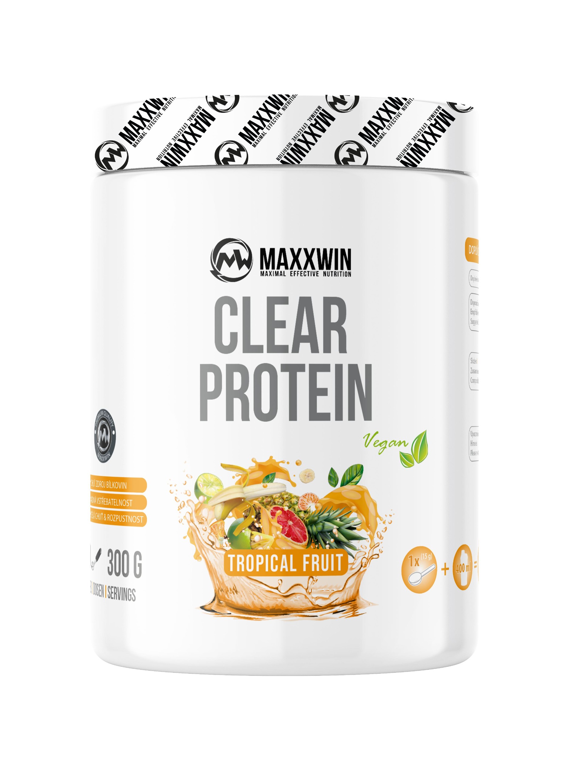 Domácnost a Zahrada - Maxxwin Clear protein tropical fruit 300g