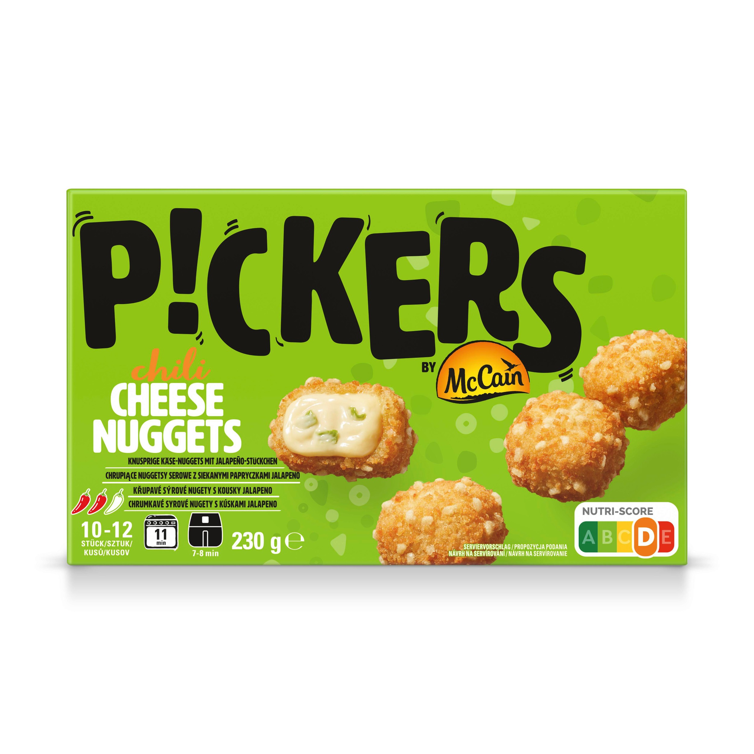 Mražené potraviny - McCain Pickers Chilli Cheese Nuggets mražené 230g